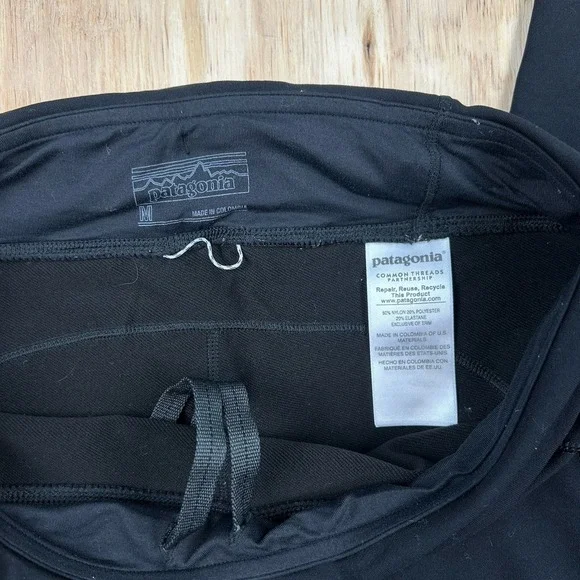 Patagonia Joggers Sweatpants Womens Medium Black Stretch Climbing - Picture 3 of 11